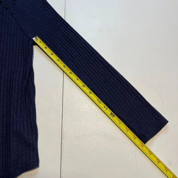 Art Class Blue Long-Sleeve Ribbed Knit Crew Neck Girls Top - Picture 9 of 9